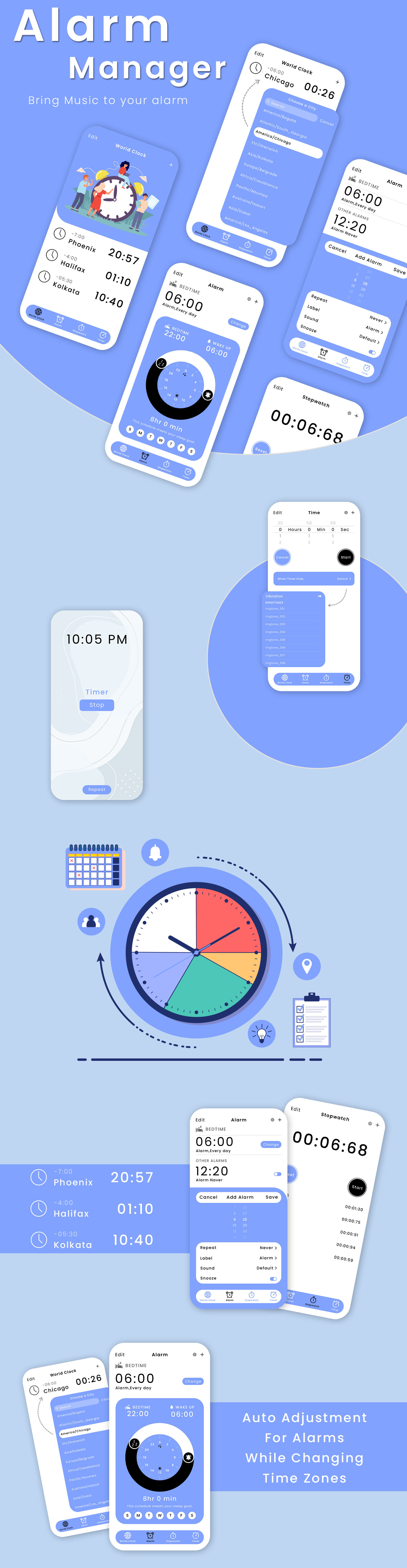 Alarm Manager - Simple Alarm Clock - Easy Alarm Management - Smart Alarm - Timer Alarm Clock